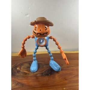 VINTAGE LITTLE‎ TIKES Twisty-Glo Flashlight Scarecrow Pumpkin Light Halloween